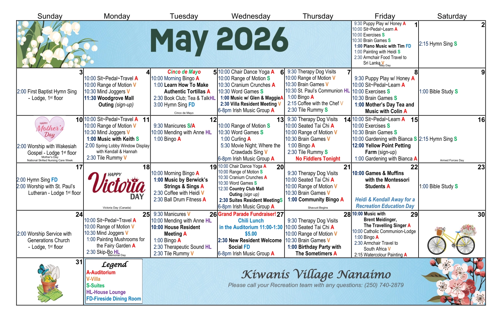FINAL May 2026 - Housing Recreation Calendar - final
