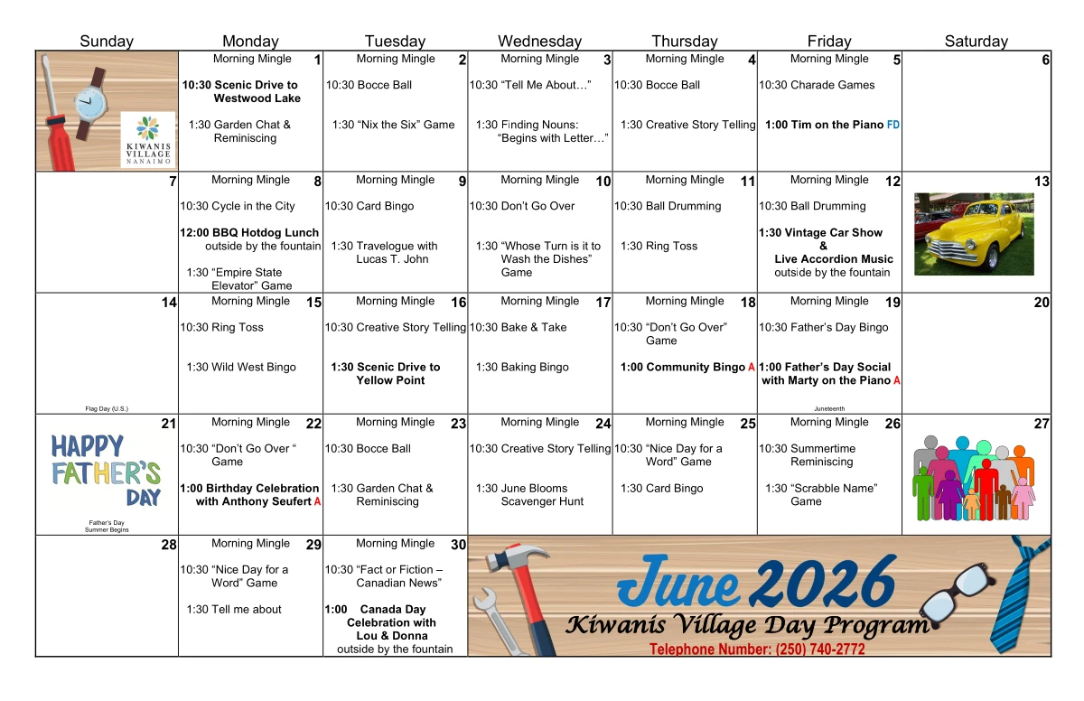 Online June 2026 - ADP Recreation Calendar